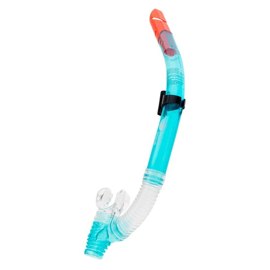 Aquawave Unisex Oxy Snorkel voor volwassenen (Blauw/oranje) - Image 1