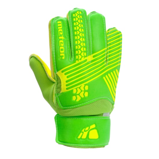 Meteor Unisex volwassen keepershandschoenen (Groen/Geel) - Image 1