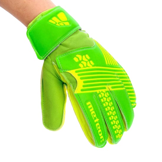 Meteor Unisex volwassen keepershandschoenen (Groen/Geel) - Image 3