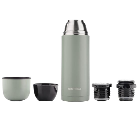 Meteor Logo 1000ml thermische veldfles (Groen) - Image 2