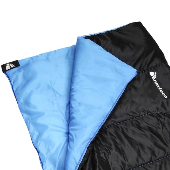 Meteor Dreamer Logo Linker Rits Slaapzak (ZWART/BLAUW) - Image 5