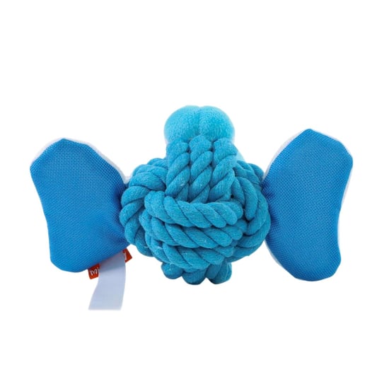 Mbw MiniFeet Olifant Touw Hondenspeelgoed (Blauw) - Image 2
