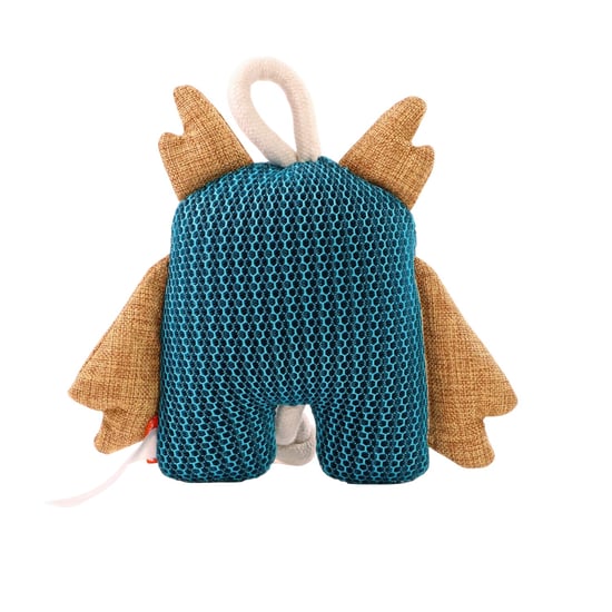 Mbw MiniFeet Owl Rope Dog Toy (Blue) - Image 2
