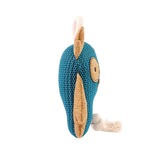 Mbw MiniFeet Owl Rope Dog Toy (Blue) - Image 4
