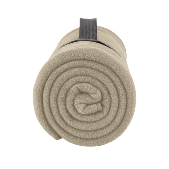 SOLS Geruite fleece deken (Beige) - Image 2