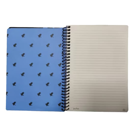 Harry Potter Tovenaarswereld Ravenclaw A5 notitieboekje (ZWART/BLAUW) - Image 2