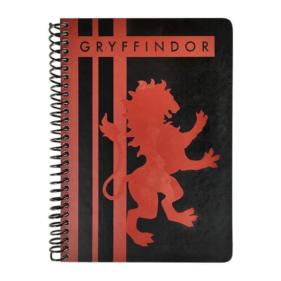 Harry Potter Toverwereld Gryffindor A5 notitieboekje (Zwart/Rood) - Image 1