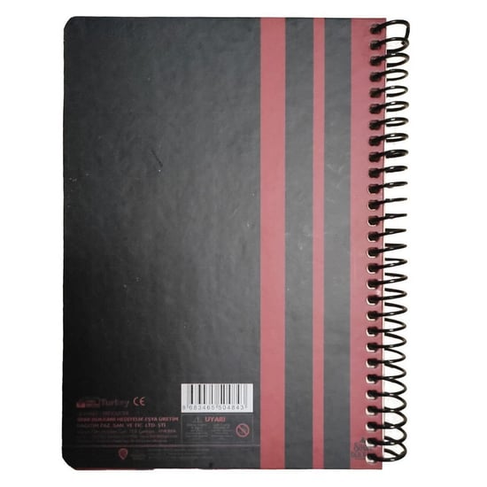 Harry Potter Toverwereld Gryffindor A5 notitieboekje (Zwart/Rood) - Image 2