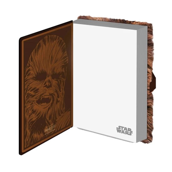 Star Wars Chewbacca Faux Fur A5 Notebook (Bruin) - Image 4