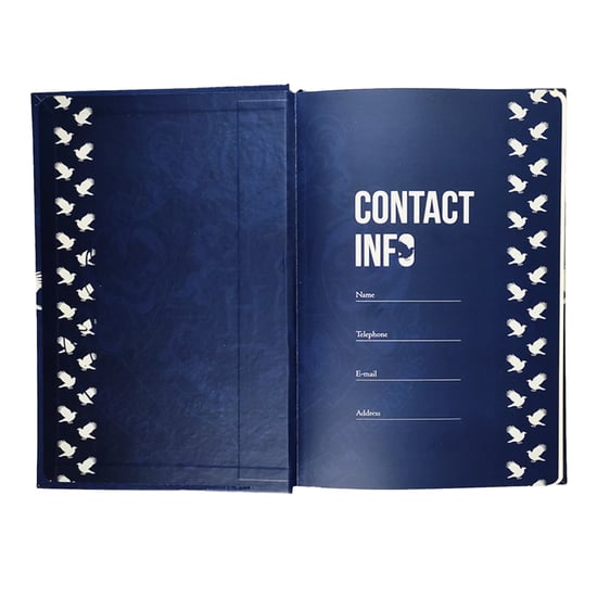Harry Potter Tovenaarswereld Ravenclaw A5 notitieboekje (Blauw) - Image 3