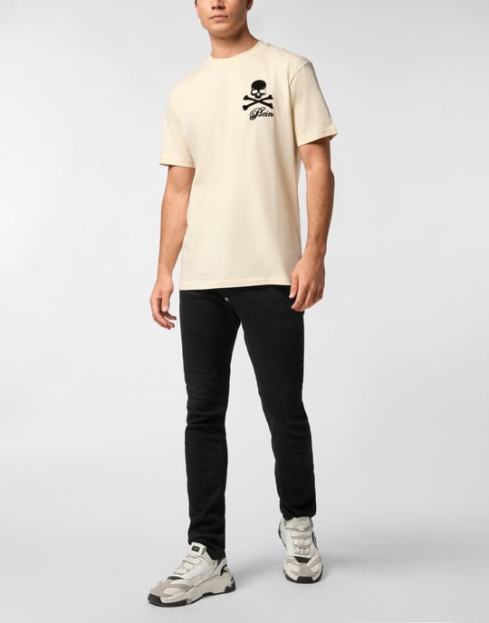 T-Shirt Round Neck Ls Skull - Image 4