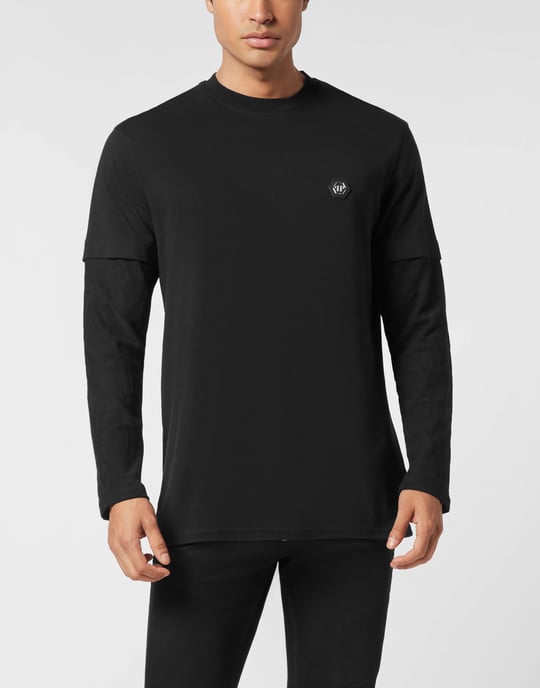 T-Shirt Ronde Hals Ls Crest - Image 2