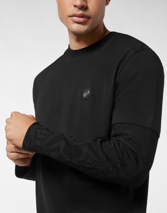 T-Shirt Ronde Hals Ls Crest - Image 3