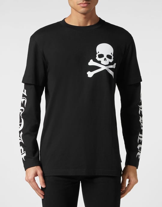T-Shirt Round Neck Gothic Plein - Image 2