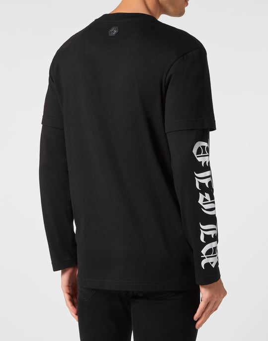 T-Shirt Round Neck Gothic Plein - Image 4