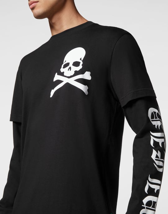 T-Shirt Round Neck Gothic Plein - Image 5