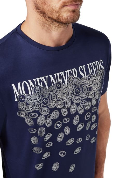 T-Shirt Round Neck Money - Image 4