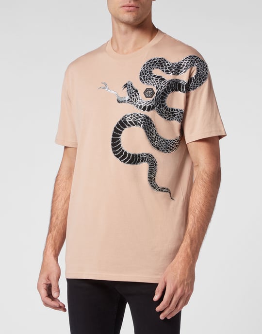 T-Shirt Rund Hals Snake - Image 2