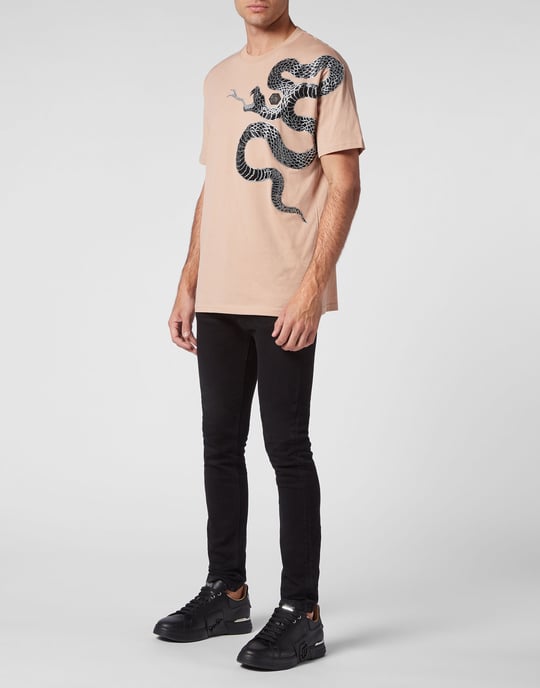 T-Shirt Rund Hals Snake - Image 3