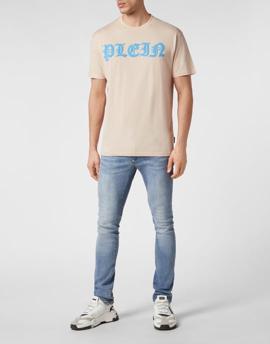 T-Shirt Ronde Hals Gothic Plein - Image 4