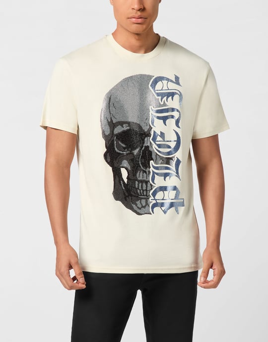 T-shirt Rund Halskortärmad Gothic Plein - Image 2