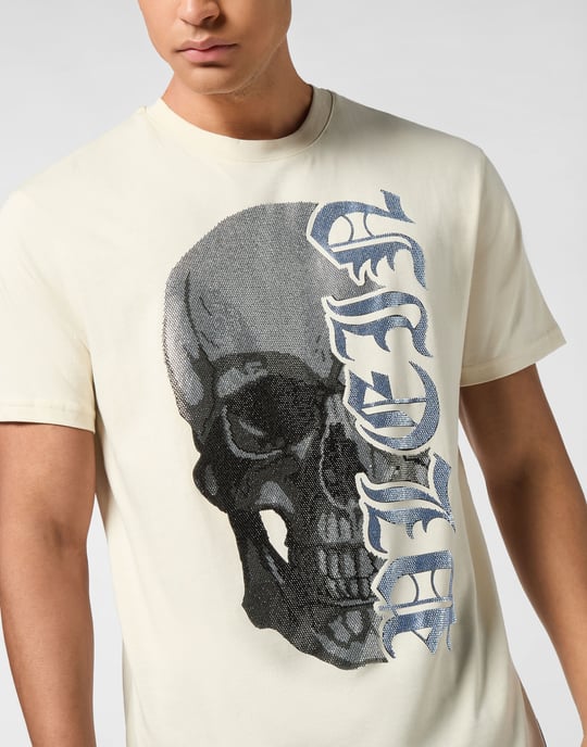 T-shirt Rund Halskortärmad Gothic Plein - Image 3