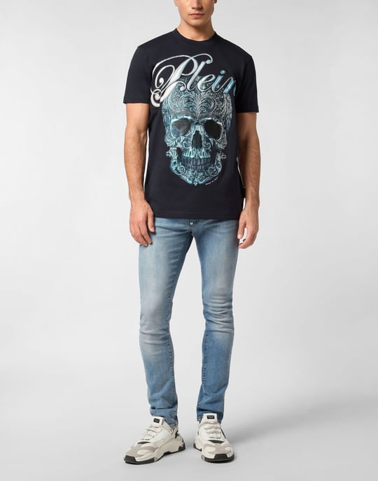 T-Shirt Round Neck Ss Skull - Image 4