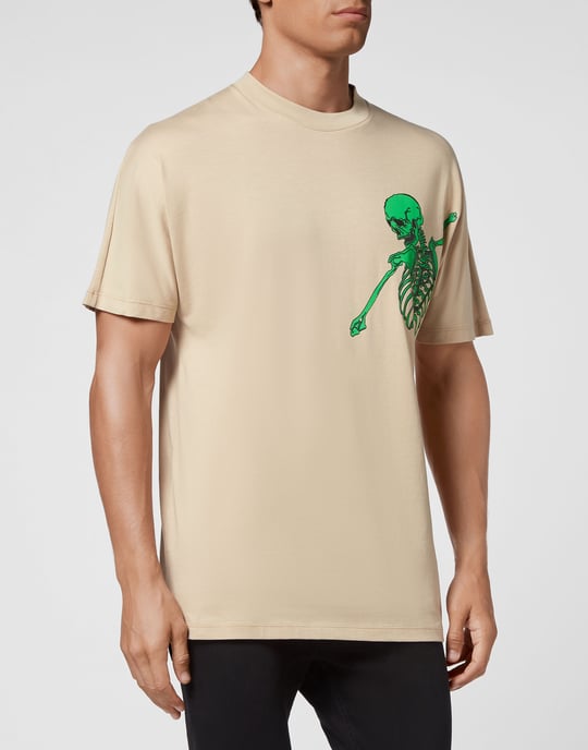 T-Shirt Rund Hals Skeleton - Image 2