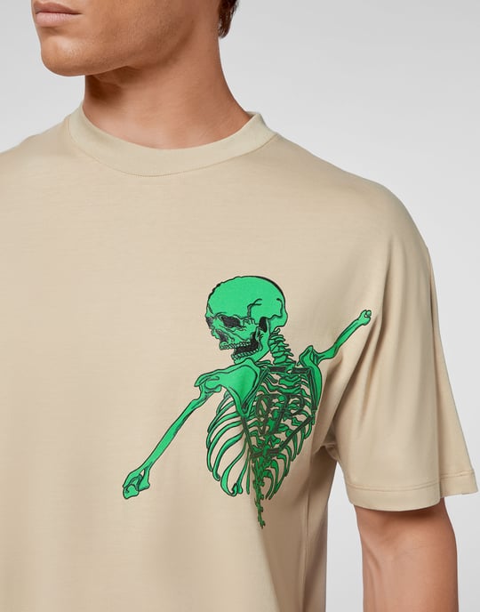 T-Shirt Rund Hals Skeleton - Image 5
