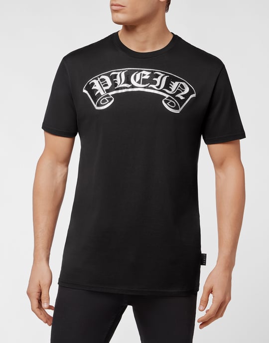 T-Shirt Round Neck Gothic Plein - Image 2