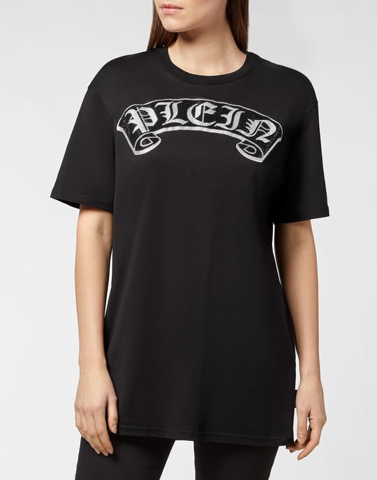 T-Shirt Round Neck Gothic Plein - Image 3