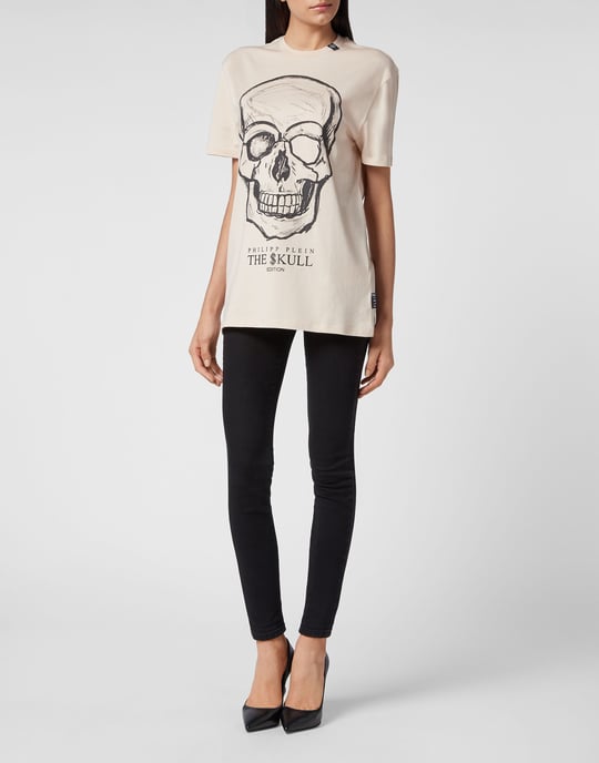 T-Shirt Rund Hals Skull - Image 3
