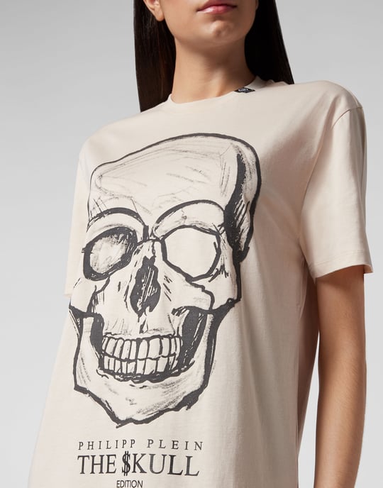 T-Shirt Rund Hals Skull - Image 5