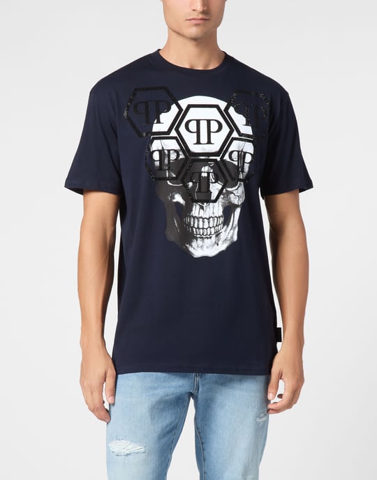 T-Shirt Rund Hals Skull - Image 2
