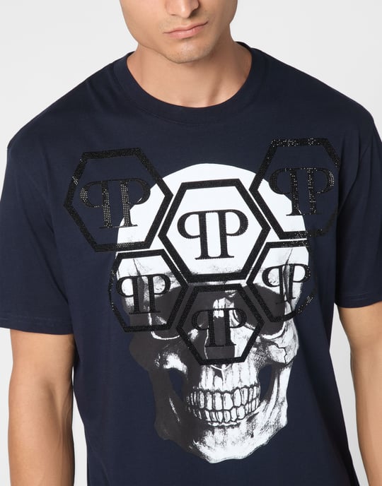 T-Shirt Rund Hals Skull - Image 5