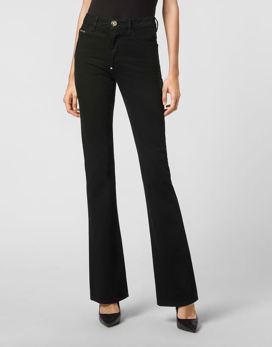 Jeans Flare Fit Skull - Image 2