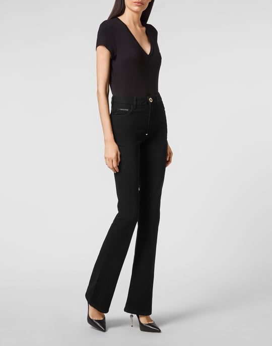 Jeans Flare Fit Skull - Image 3