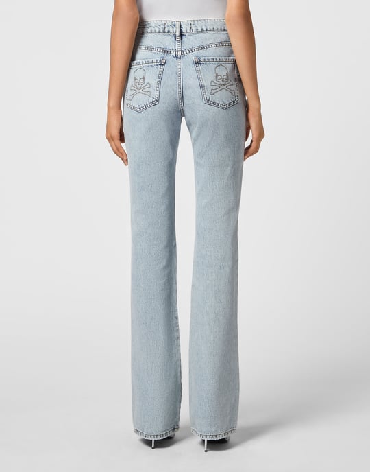 Jeans Flare Fit Skull - Image 4
