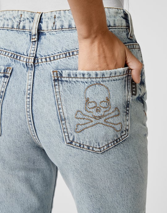 Jeans Flare Fit Skull - Image 5