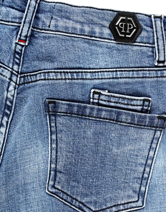 Denim Broek Iconic Plein - Image 2