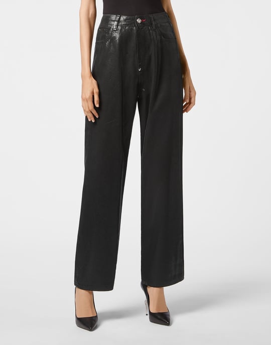 Denim Trousers Loose Fit Iconic Plein - Image 2