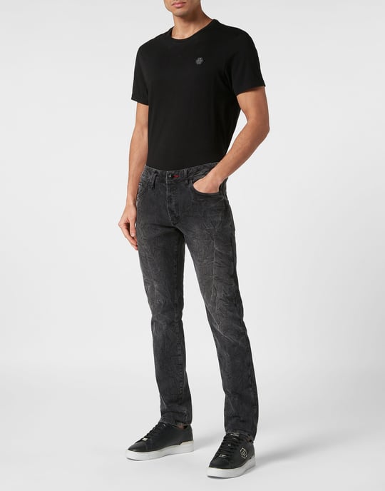 Jeans Straight Cut Skull - Image 3