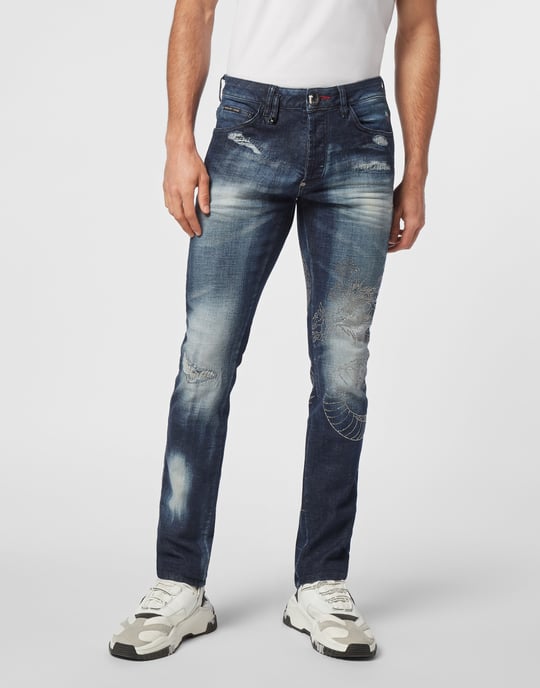 Jeans Straight Cut Dragon - Image 2
