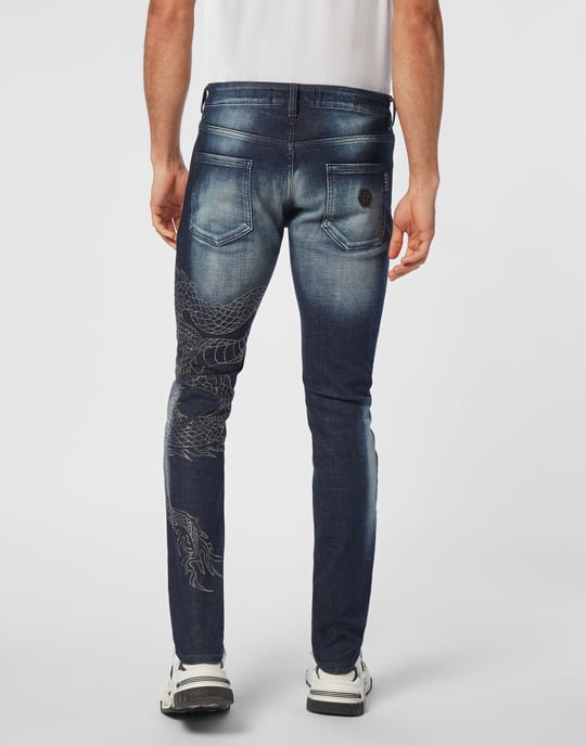 Jeans Straight Cut Dragon - Image 4