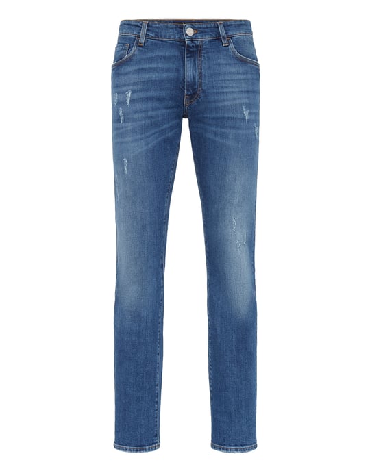 Jeans Straight Cut Statement - Image 1