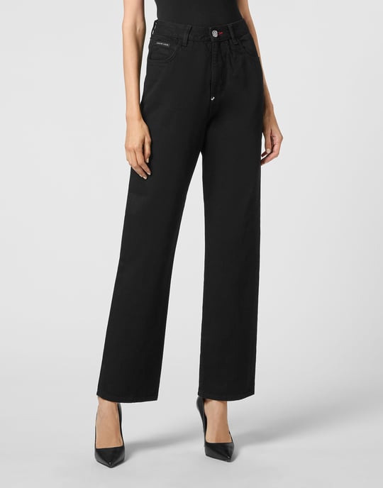 Denim Broek Losjes Iconic Plein - Image 2