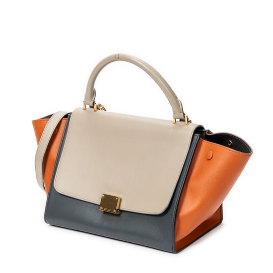 Small Tricolor Trapeze Shoulder Bag - Image 2