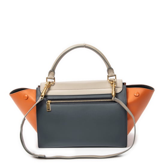 Small Tricolor Trapeze Shoulder Bag - Image 5