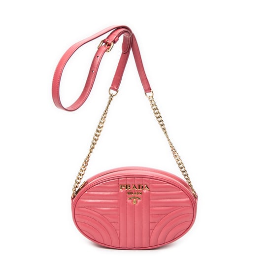 Oval Chain Crossbody Shoulder Bag - Image 1