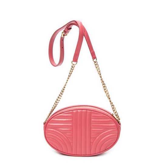 Oval Chain Crossbody Shoulder Bag - Image 5